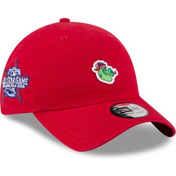 Șepci curbată roșu reglabilă Casual Classic All Star Game Fan Pack de Philadelphia Phillies MLB de New Era