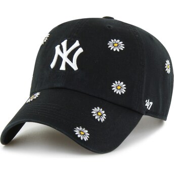 Șepci curbată negru reglabilă pentru copii Clean Up Scatter de New York Yankees MLB de 47 Brand