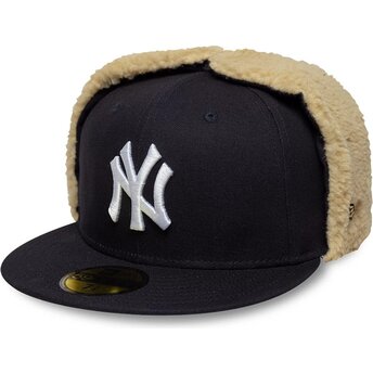 Șepci plată bleumarin fitted 59FIFTY Dogear World Series de New York Yankees MLB de New Era