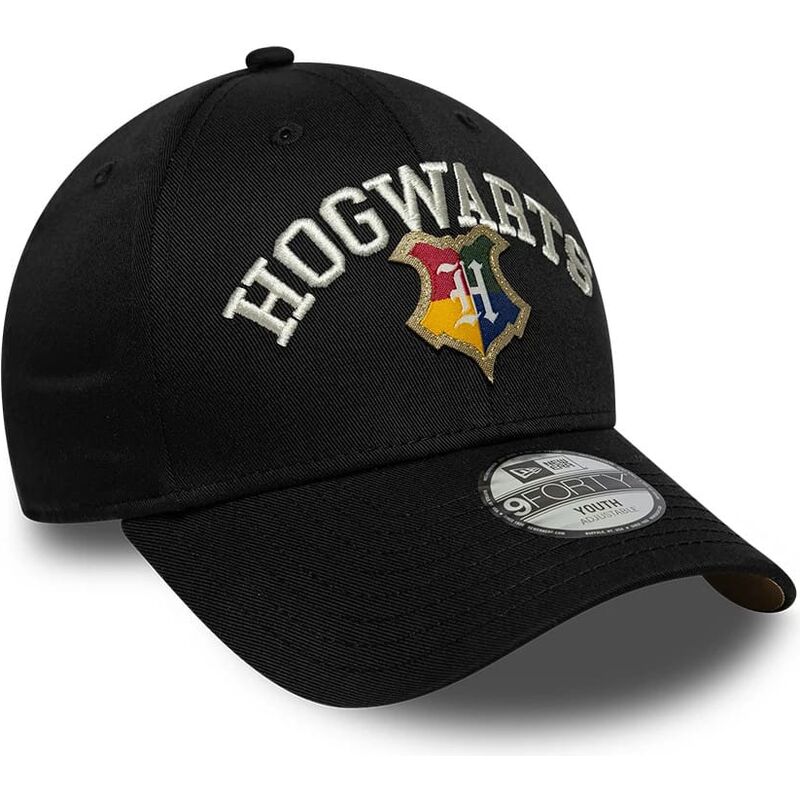 epci-curbata-negru-snapback-pentru-copii-9forty-wordmark-de-hogwarts-harry-potter-de-new-era