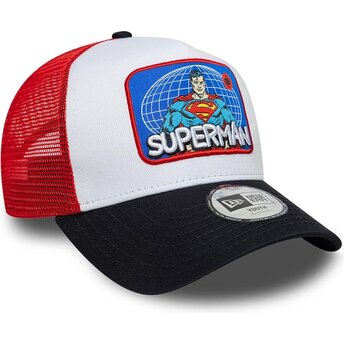 Șepci curbată papagal snapback pentru copii A Frame Patch de Superman DC Comics de New Era