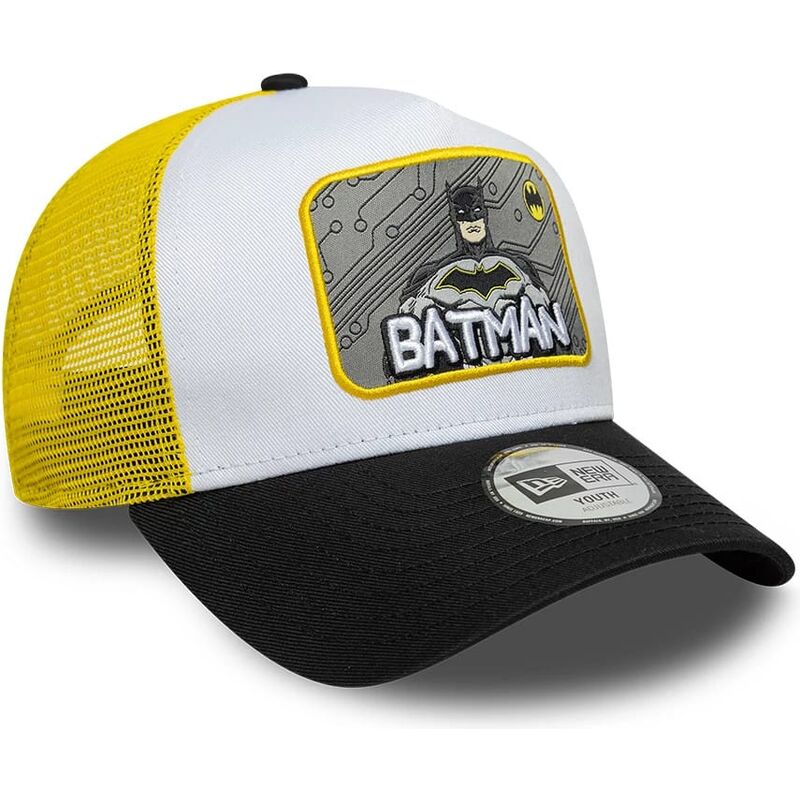 epci-curbata-papagal-snapback-pentru-copii-a-frame-patch-de-batman-dc-comics-de-new-era