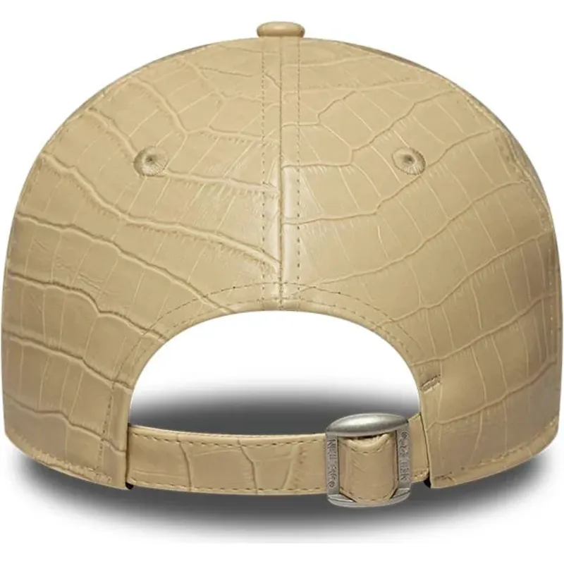 epci-curbata-bej-reglabila-9forty-pu-pattern-de-new-york-yankees-mlb-de-new-era