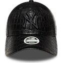 epci-curbata-negru-reglabila-9forty-pu-pattern-de-new-york-yankees-mlb-de-new-era