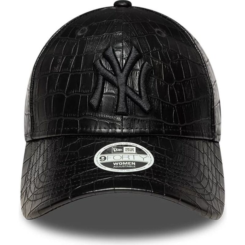 epci-curbata-negru-reglabila-9forty-pu-pattern-de-new-york-yankees-mlb-de-new-era