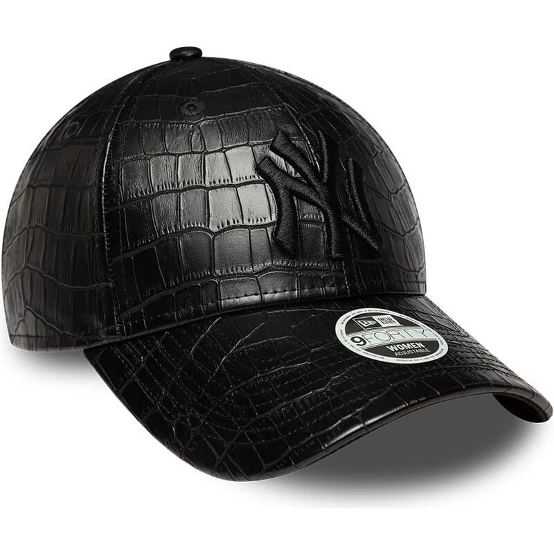 epci-curbata-negru-reglabila-9forty-pu-pattern-de-new-york-yankees-mlb-de-new-era