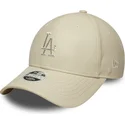 epci-curbata-bej-snapback-9forty-m-crown-pu-diamante-de-los-angeles-dodgers-mlb-de-new-era