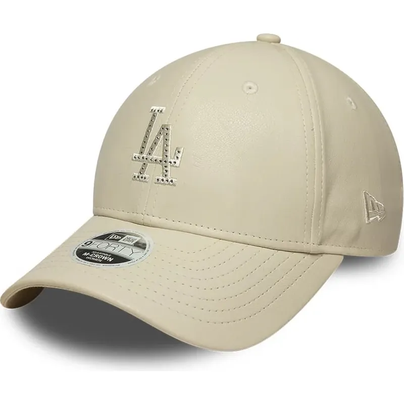 epci-curbata-bej-snapback-9forty-m-crown-pu-diamante-de-los-angeles-dodgers-mlb-de-new-era