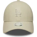 epci-curbata-bej-snapback-9forty-m-crown-pu-diamante-de-los-angeles-dodgers-mlb-de-new-era