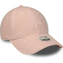 epci-curbata-roz-snapback-rosa-9forty-m-crown-winter-borg-de-new-york-yankees-mlb-de-new-era
