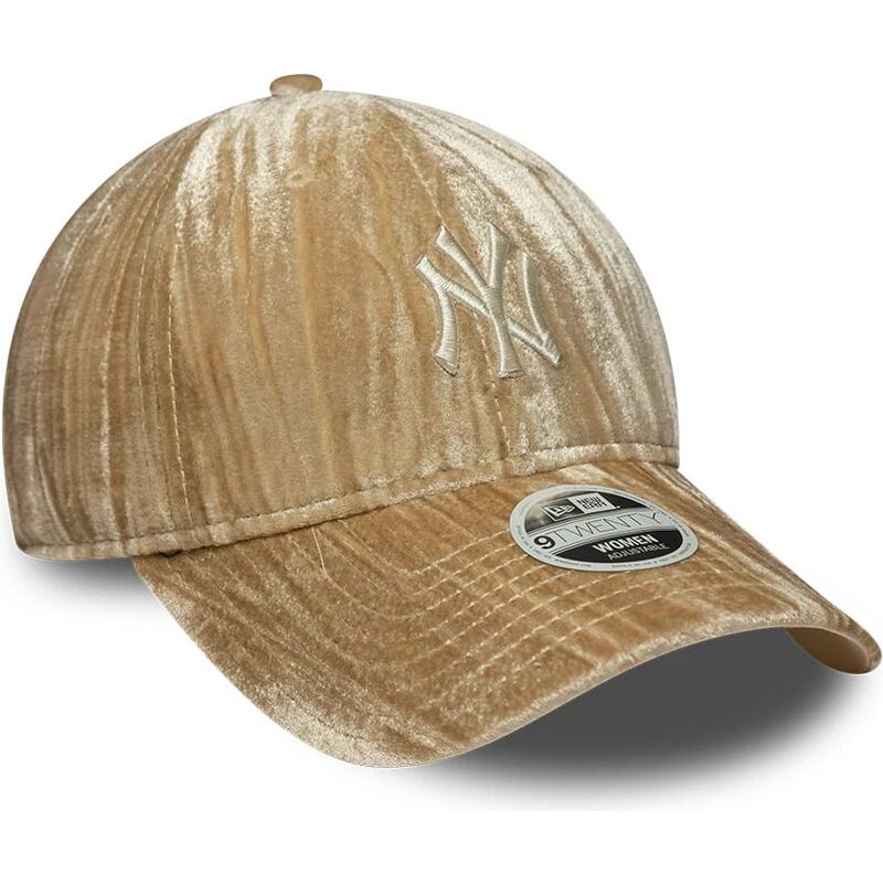 epci-curbata-bej-reglabila-9twenty-velour-de-new-york-yankees-mlb-de-new-era