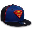 epci-plata-albastru-snapback-pentru-copii-9fifty-piping-de-superman-dc-comics-de-new-era