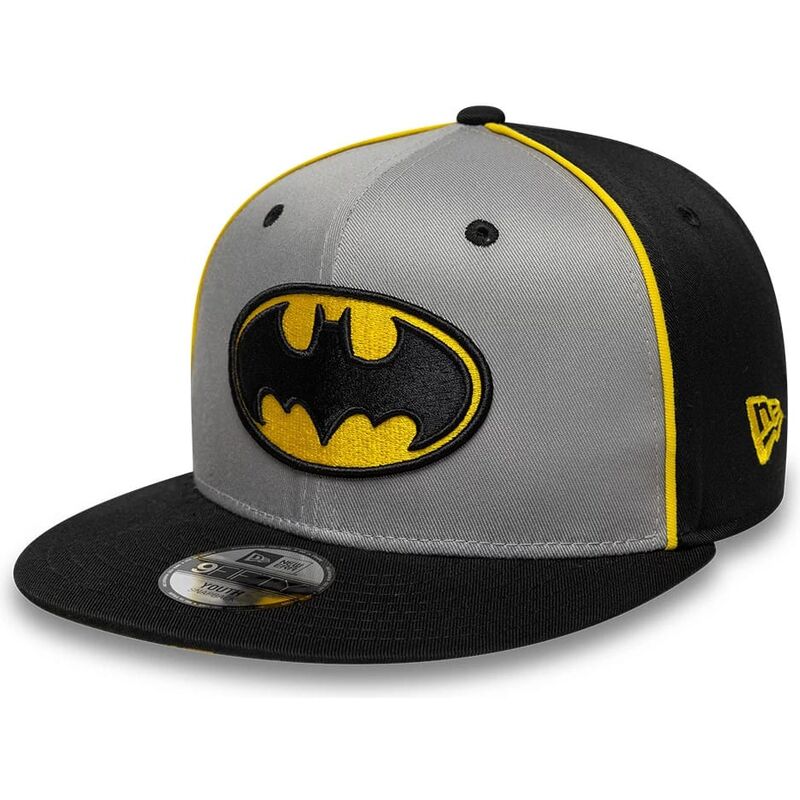 epci-plata-gri-snapback-pentru-copii-9fifty-piping-de-batman-dc-comics-de-new-era