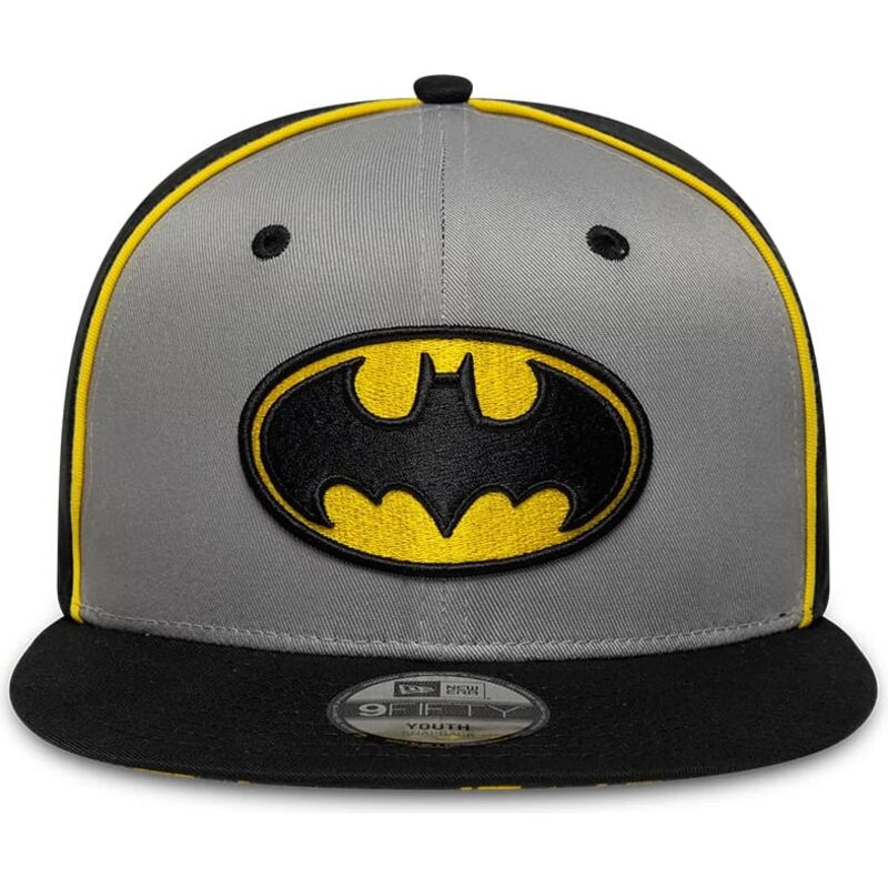 epci-plata-gri-snapback-pentru-copii-9fifty-piping-de-batman-dc-comics-de-new-era