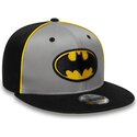 epci-plata-gri-snapback-pentru-copii-9fifty-piping-de-batman-dc-comics-de-new-era