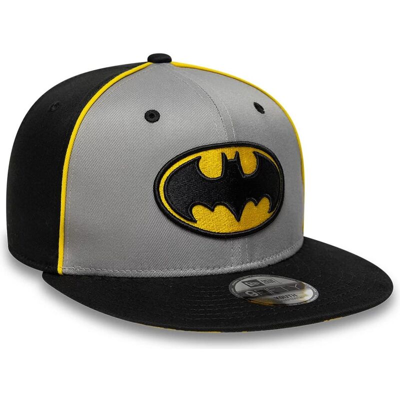 epci-plata-gri-snapback-pentru-copii-9fifty-piping-de-batman-dc-comics-de-new-era