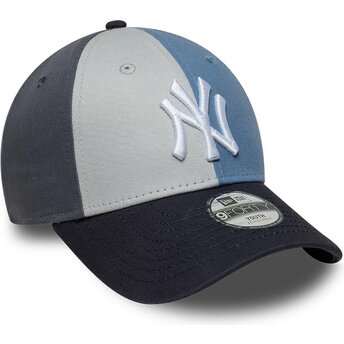 Șepci curbată papagal reglabilă pentru copii 9FORTY Colourblock de New York Yankees MLB de New Era