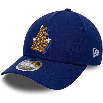 Șepci curbată albastru snapback 9FORTY M-Crown A Frame Emblem de Los Angeles Dodgers MLB de New Era