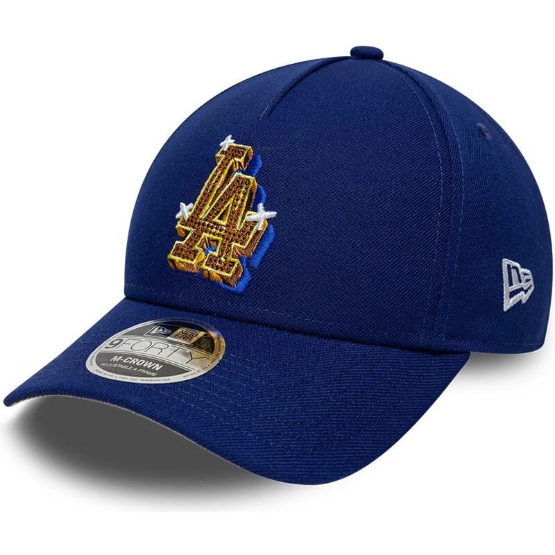 epci-curbata-albastru-snapback-9forty-m-crown-a-frame-emblem-de-los-angeles-dodgers-mlb-de-new-era