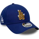 epci-curbata-albastru-snapback-9forty-m-crown-a-frame-emblem-de-los-angeles-dodgers-mlb-de-new-era