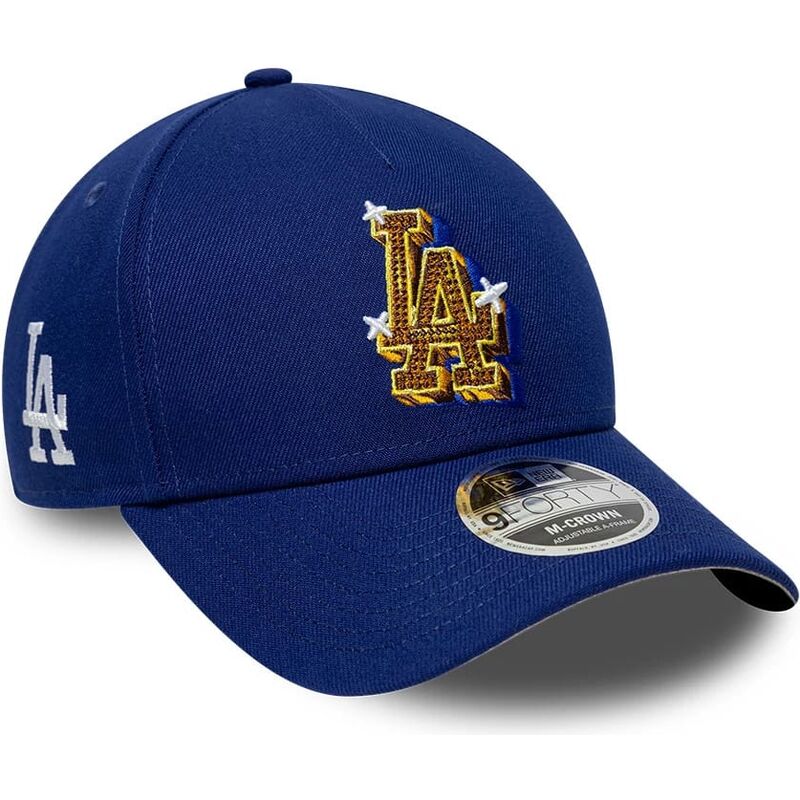 epci-curbata-albastru-snapback-9forty-m-crown-a-frame-emblem-de-los-angeles-dodgers-mlb-de-new-era