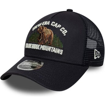 Șepci curbată bleumarin snapback 9FORTY M-Crown A Frame Graphic de Blue Ridge Mountains de New Era