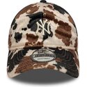 epci-curbata-maro-reglabila-9twenty-animal-print-de-new-york-yankees-mlb-de-new-era