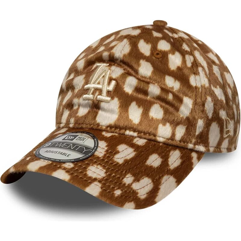 epci-curbata-maro-reglabila-9twenty-animal-print-de-los-angeles-dodgers-mlb-de-new-era