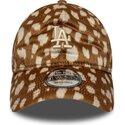 epci-curbata-maro-reglabila-9twenty-animal-print-de-los-angeles-dodgers-mlb-de-new-era