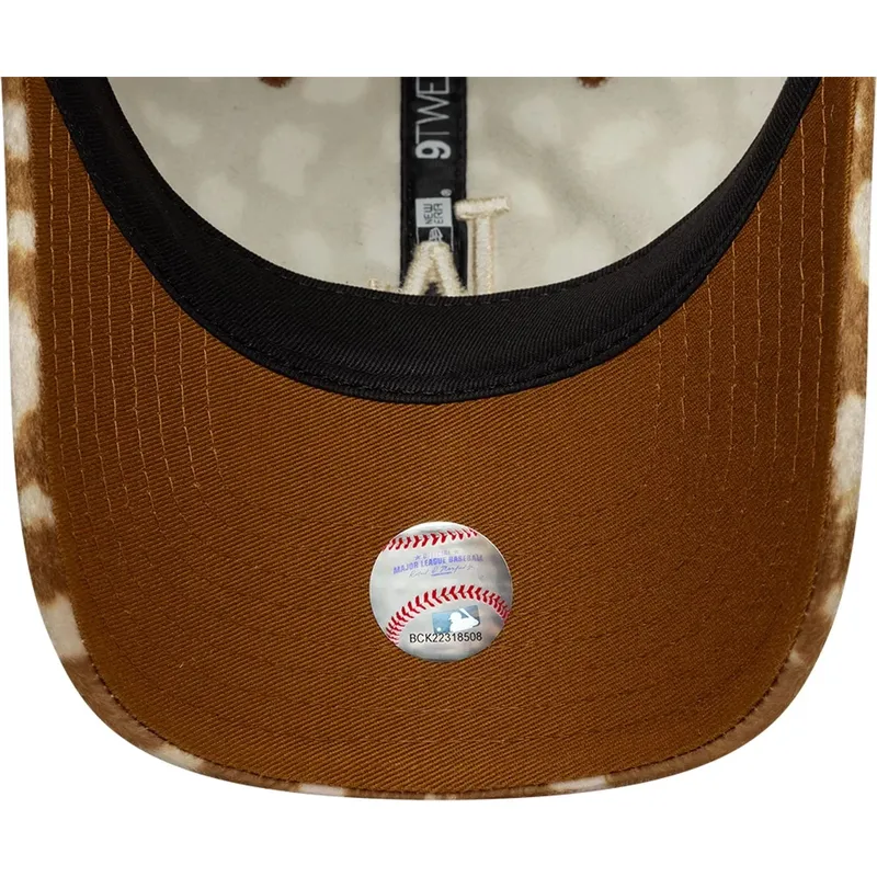 epci-curbata-maro-reglabila-9twenty-animal-print-de-los-angeles-dodgers-mlb-de-new-era