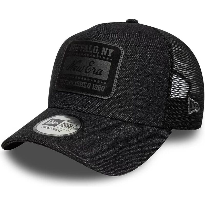 epci-curbata-negru-snapback-a-frame-patch-denim-de-new-era epci-curbata-negru-snapback-a-frame-patch-denim-de-new-era