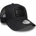 epci-curbata-negru-snapback-a-frame-patch-denim-de-new-era