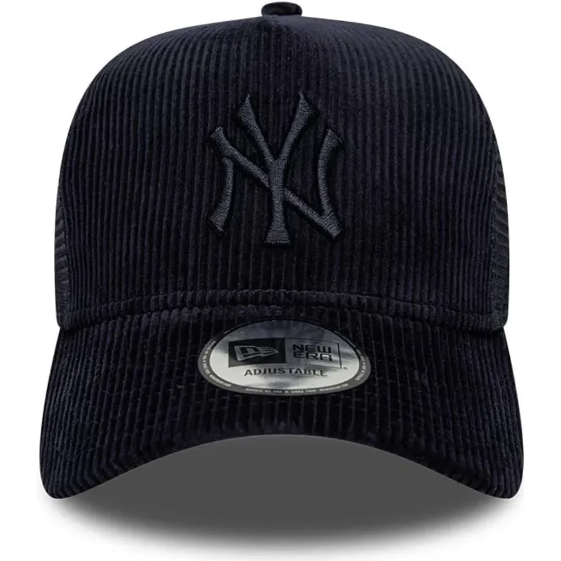 epci-curbata-bleumarin-snapback-a-frame-tonal-cord-de-new-york-yankees-mlb-de-new-era