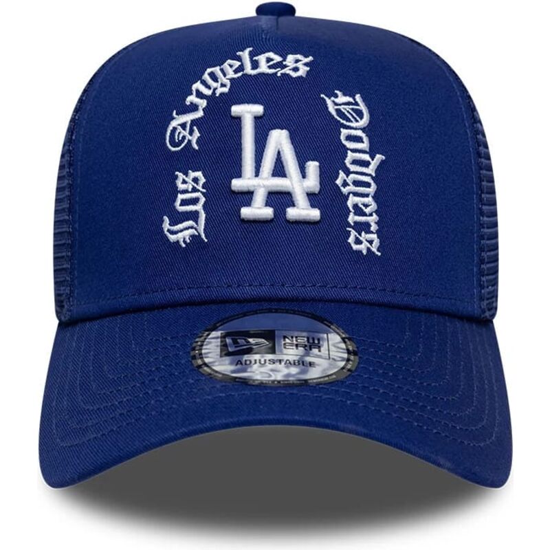 epci-curbata-albastru-snapback-a-frame-wordmark-de-los-angeles-dodgers-mlb-de-new-era