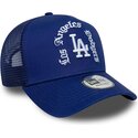 epci-curbata-albastru-snapback-a-frame-wordmark-de-los-angeles-dodgers-mlb-de-new-era