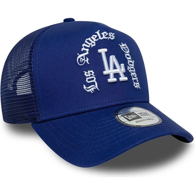 epci-curbata-albastru-snapback-a-frame-wordmark-de-los-angeles-dodgers-mlb-de-new-era