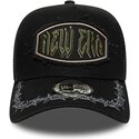 epci-curbata-negru-snapback-e-frame-distressed-patch-de-new-era