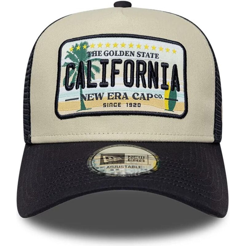 epci-curbata-bej-snapback-a-frame-license-plate-de-california-de-new-era