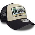 epci-curbata-bej-snapback-a-frame-license-plate-de-california-de-new-era