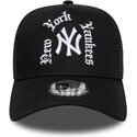 epci-curbata-negru-snapback-a-frame-wordmark-de-new-york-yankees-mlb-de-new-era