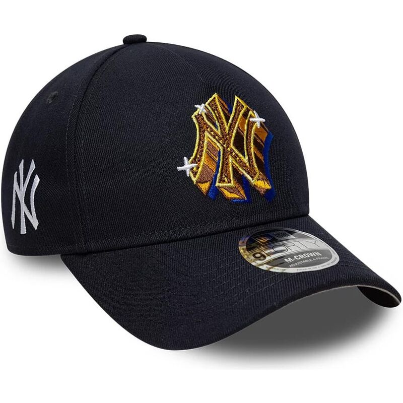 epci-curbata-bleumarin-snapback-9forty-m-crown-a-frame-emblem-de-new-york-yankees-mlb-de-new-era