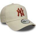 epci-curbata-bej-snapback-e-frame-league-essential-de-new-york-yankees-mlb-de-new-era