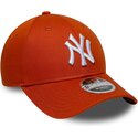 epci-curbata-portocaliu-snapback-9forty-m-crown-de-new-york-yankees-mlb-de-new-era