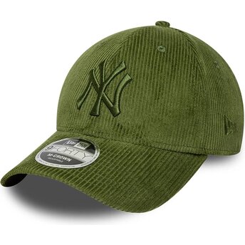 Șepci curbată verzișor reglabilă 9FORTY M-Crown Cord de New York Yankees MLB de New Era