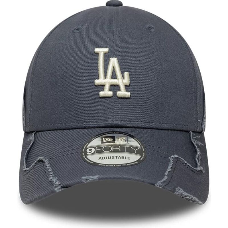 epci-curbata-gri-reglabila-9forty-stitched-de-los-angeles-dodgers-mlb-de-new-era