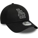 epci-curbata-negru-reglabila-9forty-metallic-outline-de-los-angeles-dodgers-mlb-de-new-era