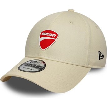 Gorra curva beige ajustable 9FORTY Core de Ducati Motor MotoGP de New Era