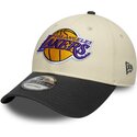 epci-curbata-bej-reglabila-9forty-colour-block-de-los-angeles-lakers-nba-de-new-era
