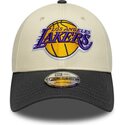 epci-curbata-bej-reglabila-9forty-colour-block-de-los-angeles-lakers-nba-de-new-era