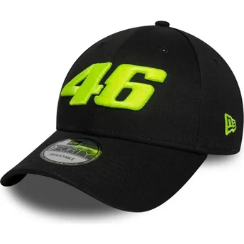Șepci curbată negru reglabilă 9FORTY Wordmark de Valentino Rossi VR46 MotoGP de New Era